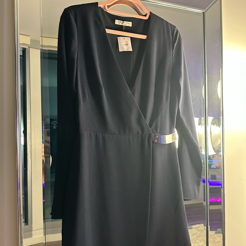 Halston Wrap Dress